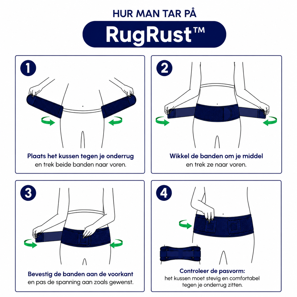 RugRust™ - Verlicht Lage Rug- en Ischiaspijn