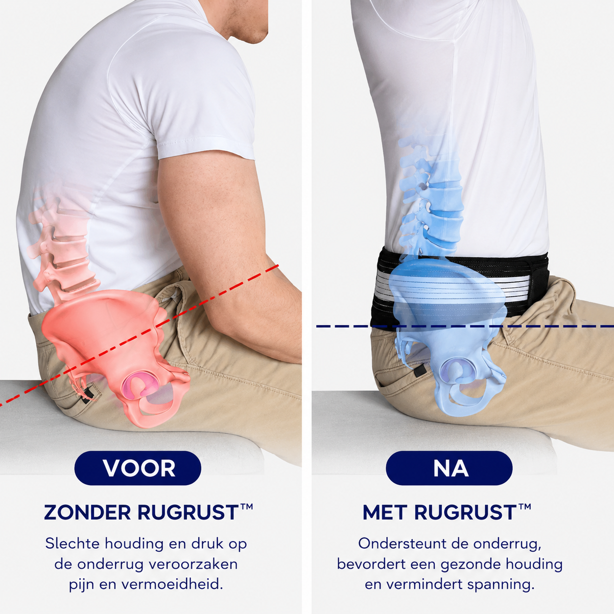 RugRust™ - Verlicht Lage Rug- en Ischiaspijn