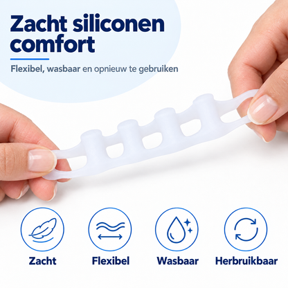 Zacht siliconen comfort – flexibel, wasbaar en herbruikbaar