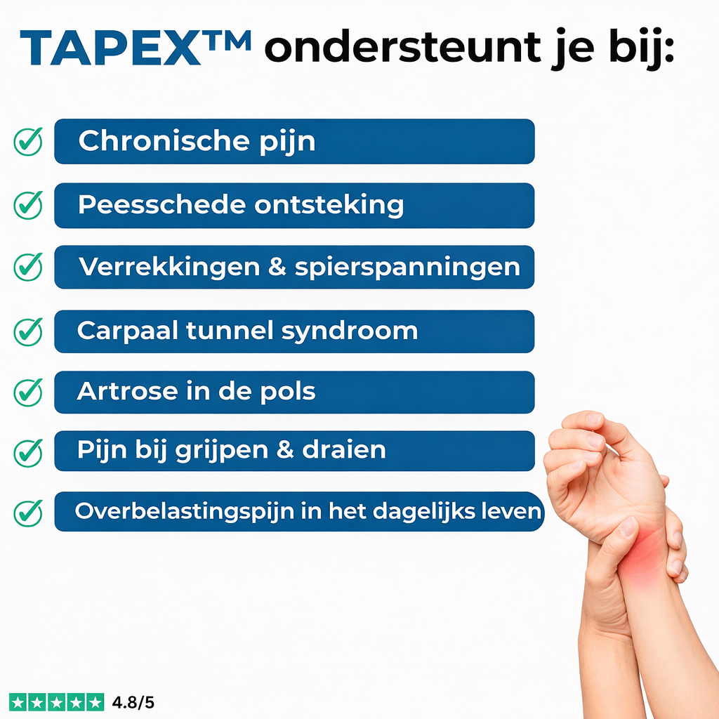 TAPEX™ - Kinesiotape voor je Pols