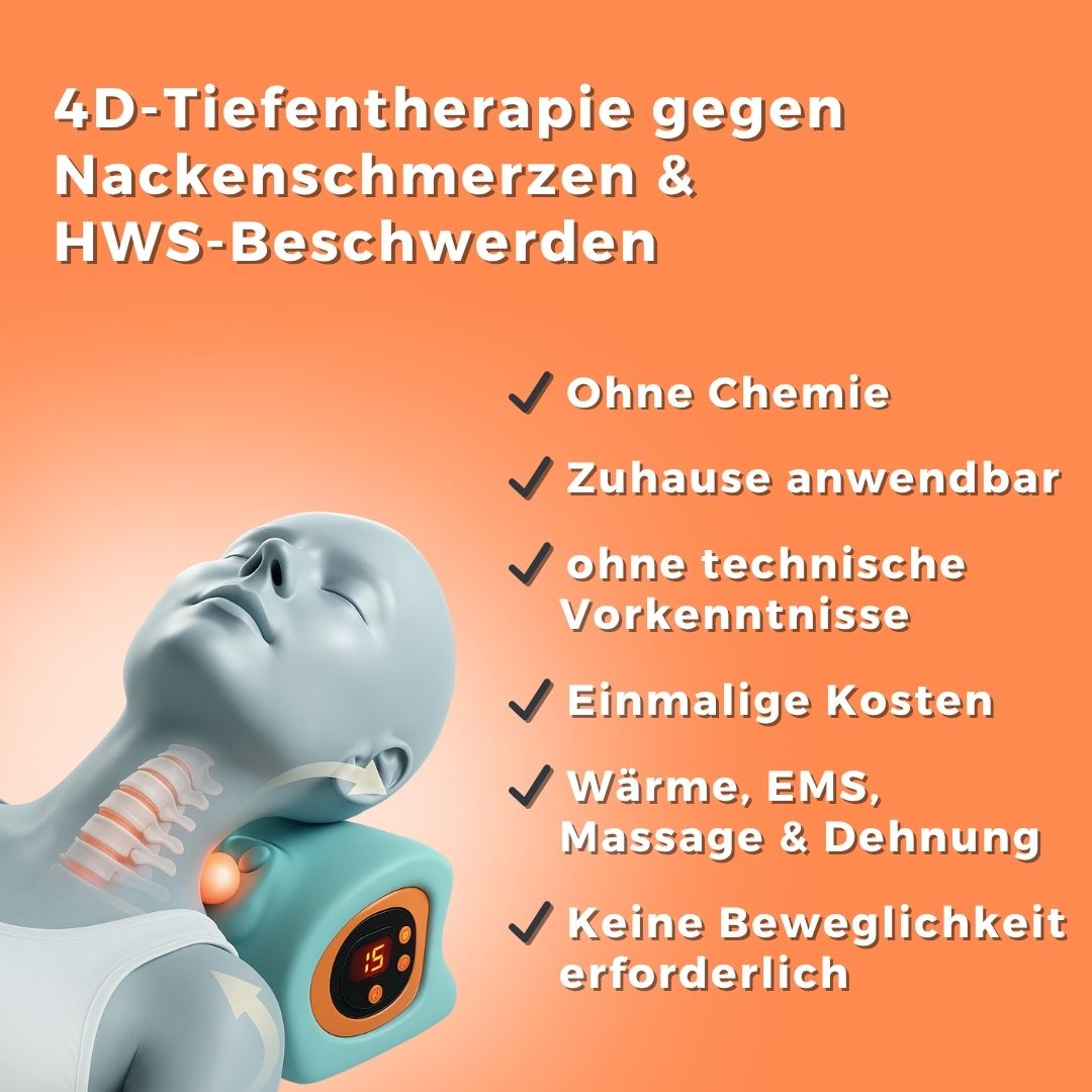 NeckRelief™ Nekondersteuning voor Ontspanning & Correctie