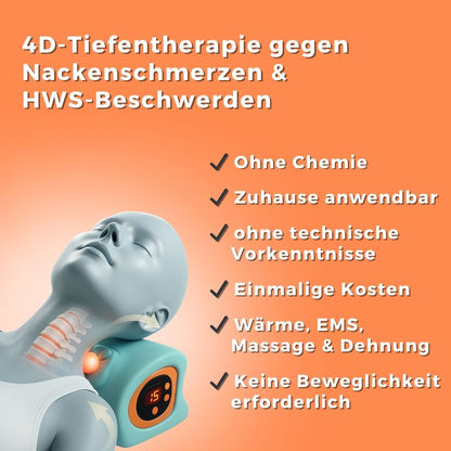 NeckRelief™ Nekondersteuning voor Ontspanning & Correctie