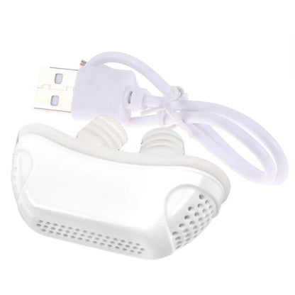 Micro Electric Anti Snoring Device Smart EMS Pulse Sound Rechargeable Sleep Apnea Stop Snore Aid Insonia Sleeping Men Women